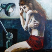 Enduits, acryliques et patines � l'huile